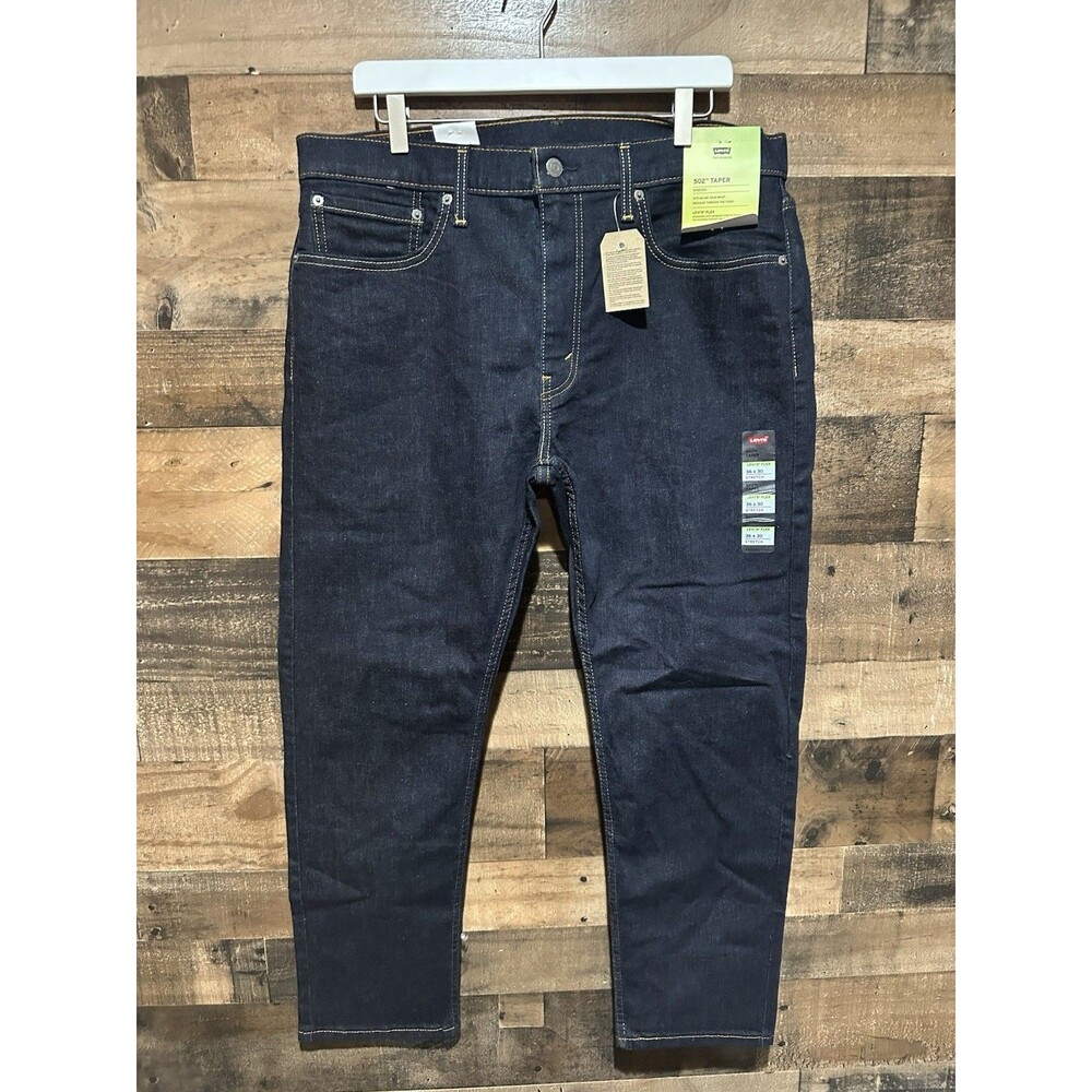 Levis Mens 36 x 30 502 Taper Jeans NWT